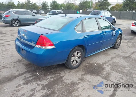 2010 Chevrolet Impala Lt из США, поврежденный, VIN 2G1WB5EK9A1155799